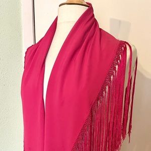 Flamenco Shawl Hot Pink